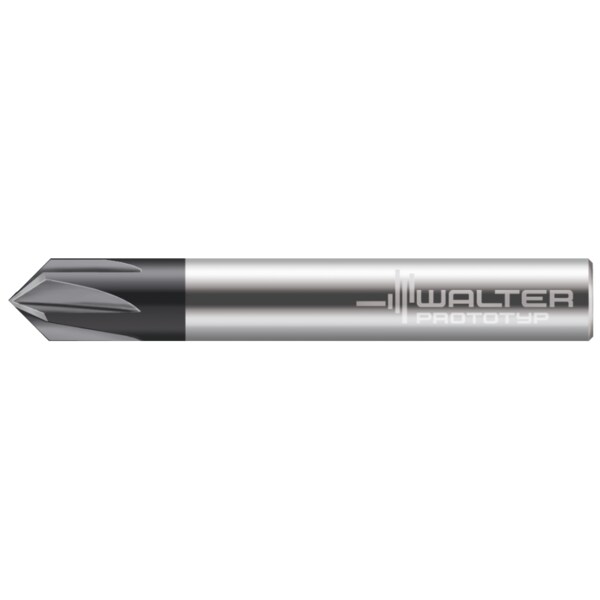 Metric 120 Degree solid carbide chamfer mill, MC502-10.0A4L-WJ30TF, 10 mm di
